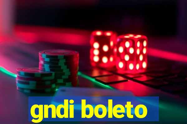 gndi boleto